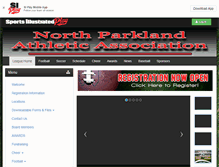 Tablet Screenshot of northparkland.com